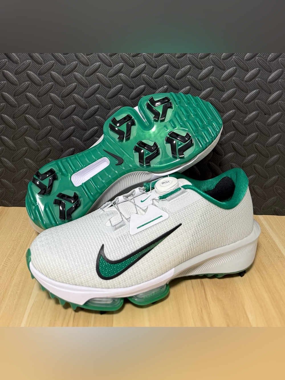 Nike Air Zoom Infinity Tour NEXT% BOA 2 Golf Shoes Green HQ2160-100 Mens Size 8